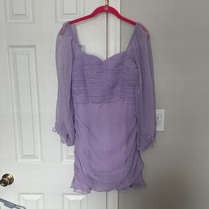 Petal & Pup Lavender Long Sleeve Dress